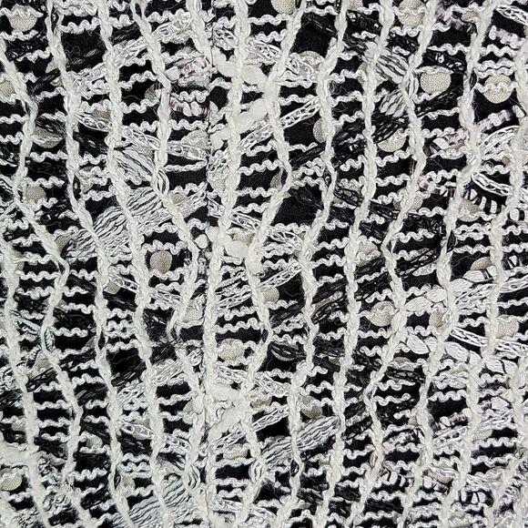 ANNE KLEIN NEW YORK Open Weave Crochet Silk Jacket  Size‎ 4 - Picture 9 of 11